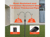 Double Shepherds for Outdoor, 8 Pack 1560 mm Heavy Duty Bird Feeder Pole, 19 mm Thick Garden V952-WNGJSMYRGG60BN2LV001V0