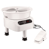 Pottery Wheel, 10 inch Pottery Forming Machine, 350W Electric Wheel for Pottery with Foot Pedal and V952-ZQLPJSJS10YCKNJGYV3