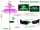 Solar Garden Lights 4 Packs Solar Lights for Outside,Waterproof Solar Outdoor Lights Decorative 7 V1192-AZ-W-11735
