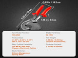 Ratcheting Cable Cutter, 280mm Ratchet Wire and Cable Cutter, Cut up to 400 mm, with Comfortable V952-DLJD11YCZD40TDVTZV0
