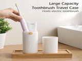 Tutuviw Large Ventilated Toothbrush Travel Holder,Portable Travel Toothbrush Case with Twist V1189-WXFWAL-20260319-00338
