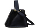 Morrissey Ladies Italian Structured Leather Tote Bag Handbag Womens - Navy V563-MO-3029_NAVY
