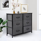 Levede Storage Cabinet Tower Chest Dark Grey CH1047-DG