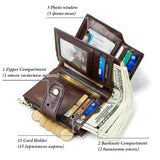 Rfid-Protected Smart Bluetooth Leather Wallet PRL-64384350DBT