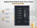 NORDA 2L Slushie Machine Frozen Drink Maker Ice Cream Maker Countertop TD-SLS-A1-2L-BK