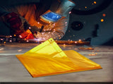 Welding with Frame, 6' x 6' Welding Curtain, Flame-Resistant Vinyl Welding Protection V952-DMSHJPF6X6YCWE2S4V0