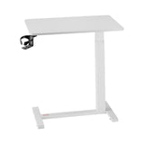 Overbed Table, Mobile Bed Side Table 4 Hidden Wheels, Height Adjustable Rolling Laptop Desk V952-CSZGXDZZCSPBL8D3V001V0