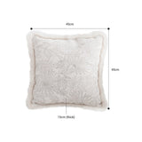 SOGA 45cm Pillow Cover French Jacquard Woven France Peony Floral Made Throw Pillow FRENCHCUSHION227