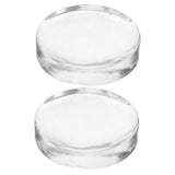2Pcs Transparent Glass Fermentation Weights for Home Pickling Wide Mouth Jars V1370-AZ4-09564
