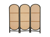Artiss 3 Panel Room Divider Screen 151x180cm Rattan Brown RD-B-RAT01-3P-BR