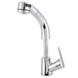 G1/2 Pull Out Bathroom Sink Faucet 360 Degree Rotatable Lift Type Hot and Cold Water Mixer Tap V1294-YM0901-3112200144811