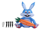 1.2 m Easter Inflatables Rabbit Cartoon Cute Fun Innovative Blow Up Easter Inflatable Outdoor V1294-YM0901-3115230150413