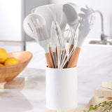 Silicone Cooking Utensil Set Non-stick Kitchen Utensils Set 11 PCS Heat Resistant Kitchen Tools with V1294-YM0901-H26870