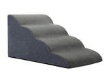Pawz 4 Steps Pet Stairs Dog Ramp High Density Foam Grey PT1284-4