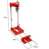Woodworking Drill Locator Tool, Portable Precision Drill Positioner, Adjustable Hole Drilling V1107-CS-RKVHSJ13