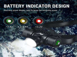 Scuba Diving Light, 5000 Lumen Diving Flashlight Headlamp, 5 Lighting Modes Dive Flashlight, Ultra V1192-AZ-W-10154
