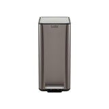 Cefito 15L Pedal Rubbish Bin Slim Carbon Steel Garbage Bin for Home Grey RB-15L-1C-GY