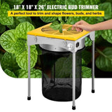 Automatic Bud Trimmer, 18" Electric Trimmer, Stainless Steel Leaf Bud Automatic Hydroponic with V952-18CWDSCJ000000001V3