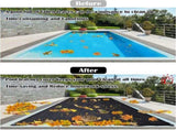 Leaf Net Pool Cover,Protective Mesh Cover with Reinforcement Edge and Rope,All-Weather Outdoor Cover V1188-ZC-LHJ-568