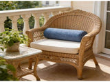 1 Pcs Rectangular Cushion Lumbar Support Pillow for Sofa and Bed, Decorative Throw Pillow with V1192-AZ-W-26235