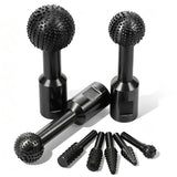 Sphere Rotary Burr Set, Powerful Cutting and Efficient Curved Processing, for Angle Grinder Drill V1369-AZ3-W-12088