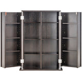 VEVOR Media Storage Cabinet, DVD Cabinet with Doors and Shelves, CD Storage Holds up to 576 CDs, V952-DVDCDCCJLDS1BWRMWV0