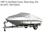 190T Polyester Taffeta V-Hull Boat Multi-Purpose Outdoor Dustproof Sun Protection Yacht V1221-XM-LB3005-GM124