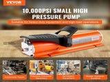 10,000PSI Air Hydraulic Pump, 0.18 Gal Reservoir, NPT 3/8 In Oil Outlet, NPT 1/4 In Inlet, Metal V952-ZSKQBCS069LWX06MWV0