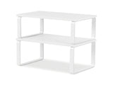 Cefito Kitchen Storage Shelves Rack Cupboard Cabinet Organiser Set of 2 DR-D-2SET-WH