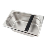 Large Coffee Knock Box Stainless Steel Coffee Grounds Container Residue Bucket Waste BinRetangular V1294-YM0901-3118210166111