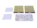 110PCS Wood Burning Tip Set Brass Alphabet Number Stencils Wood Burning Embossing Carving DIY Crafts V1294-YM0901-3114240106111