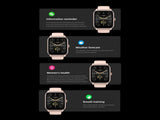 1.8inch Smart Watch IP68 BT5.3 for Android iOS with Heart Rate Monitoring Exercise Records 1pc V1263-JX-7347-3