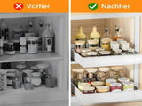 1 Layer Adjustable Metal Storage Shelf for Cabinets, Telescopic Drawer Pull-Out, Compatible with V1188-MS-325-0178