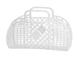 Hollow Storage Basket Plastic Reusable Portable Foldable Bag for Beach Home Bedside Shopping Toys V1294-YM0716-3117220131614