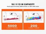 Acrylic Raffle Drum, Holds 5000 Tickets or 200 Raffle Balls, Professional Raffle Ticket Spinning V952-CJGSL16YC000SJDVGV0