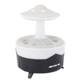Water Drip Aromatherapy Diffuser 7 Color Light Mushroom Rain Humidifier with Remote Control for Home V1294-YM0901-3113240009212