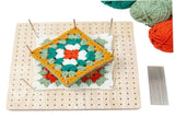 Crochet Knittings Gift Shaper Fixed Plate Square Accessories Knitting Supplies Wood Blocking V1366-AZ2-W-03826