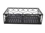 Balcony Flower Pot Stand Thickened Iron Decorative Patio Railing Shelf With Retainers for Windowsill V1294-YM0717-3111220212812