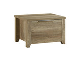 4 Pieces Bedroom Suite Natural Wood Like MDF Structure Queen Size Oak Colour Bed, Bedside Table & V43-BDS-CEL-4PC-TBY-Q-OAK