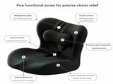Ergonomic Memory Foam Seat Cushion with Black Support Integrated One Piece Design Pressure Relief V888-ELOSUNG54397