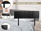 PU Leather Double Bed Headboard Bedhead - Black V63-768095
