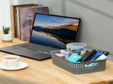 8-Pack Woven Plastic Storage Baskets for Bathroom Vanity, Kitchen Pantry & Office Desk Organization V1107-CS-FTSNK