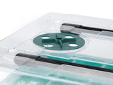 Plant Starter Tray Propagator Plant Greenhouse Grow Kit with 4 Tube Grow Light USB Connector Plant V1294-YM0901-3111250028711