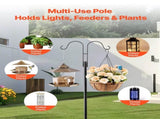 Double Shepherds for Outdoor, 8 Pack 2730 mm Heavy Duty Bird Feeder Pole, 19 mm Thick Garden V952-WNGJSMYRGG10OUELN001V0