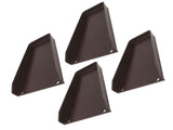 4PCS Downspout Splash Block Rain Gutter Downspout Extensions Fixable Downspout Extender with 8 V1294-YM0901-3111230346411