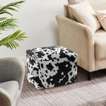 SOGA 2X 55x35cm Squared Soft Pouffe Seat Cushion Elegant Home Accent Dcor Stylish Footstool POUFFE638X2