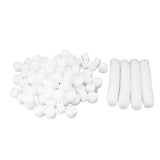 100 Set Hydroponic Grow Baskets Sponges Circular Planting Baskets Plant Growth Sponges White V1294-YM0703-3111230094812