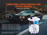 Electric Fuel Pump Module Assembly, Compatible with Pontiac Vibe 2005-2010, Toyota Corolla V952-DDGYRYBRYBMKWQ1J5V9