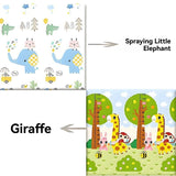 double-sided cartoon folding 2cm living room game odor-free children play V1102-115-26669-SPR-180-200CM