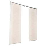 VEVOR Panel Track Blinds Extendable Track 116 to 218 cm W Trimmable Light Brown V952-MBGDBYCW4588MEN8PV0
